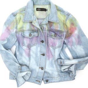 JET John Eshaya - Tie Dye Denim Jacket - NWT